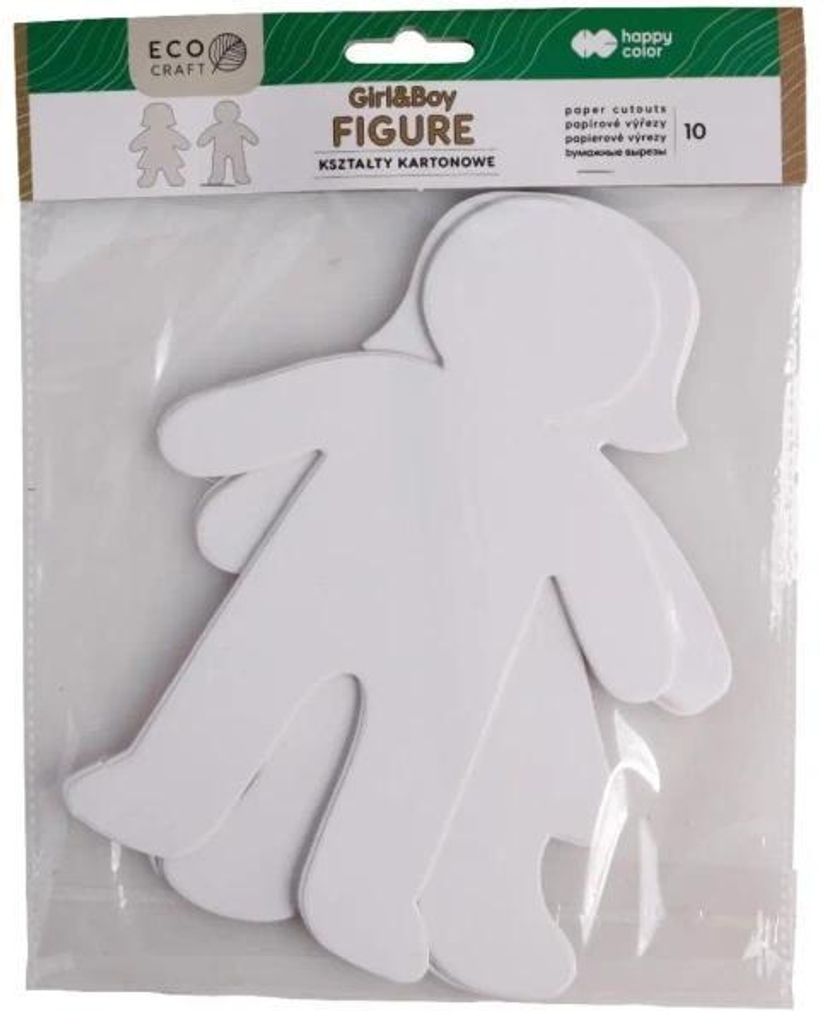 Lot de 10 formes en carton « Figure » - GDD Image du produit 