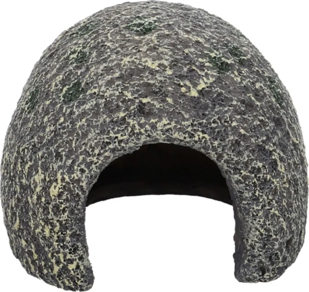 Grotta di Marmo per Acquario 9x8x6 cm - Rifugio Naturale per Pesci e Gamberetti
