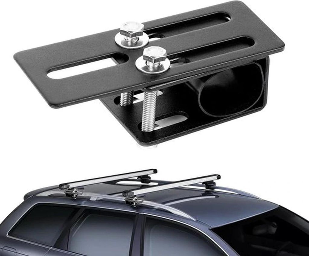 Universelle Dachbox Halterung mit gummierten Schutzpads