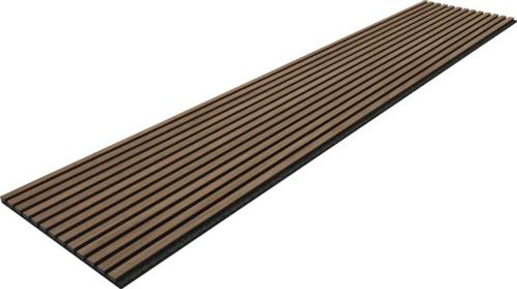 Sonava Akustikpaneel Walnuss Vasa 1-seitig furniert naturgeölt 2600 x 520 x 21 mm