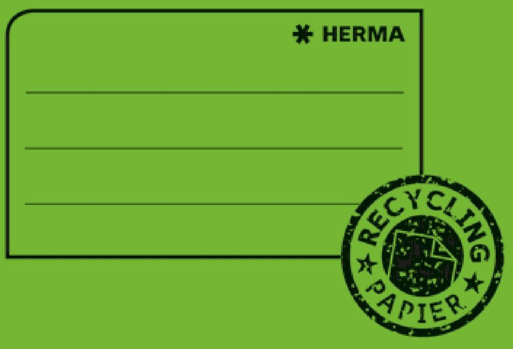 HERMA 5538, Grün, Mann/Frau, 210 mm, 297 mm, 1 Stück(e) Produktbild 