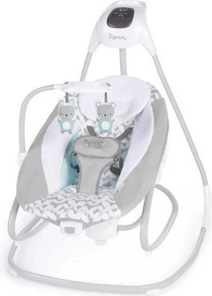 Balançoire Raylan Anti-Stress Bébé 2en1 : Musique USB et Siège Relaxant
