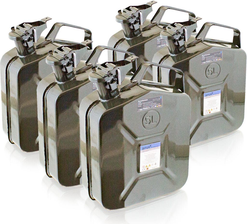 Bituxx 5x Reservekanister 5 Liter MS-17363