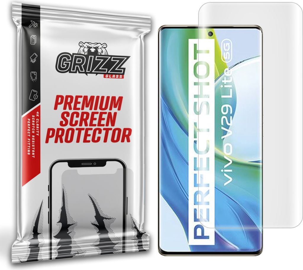 GrizzGlass Hydrogelfolie Hydrofilm für vivo V29 Lite