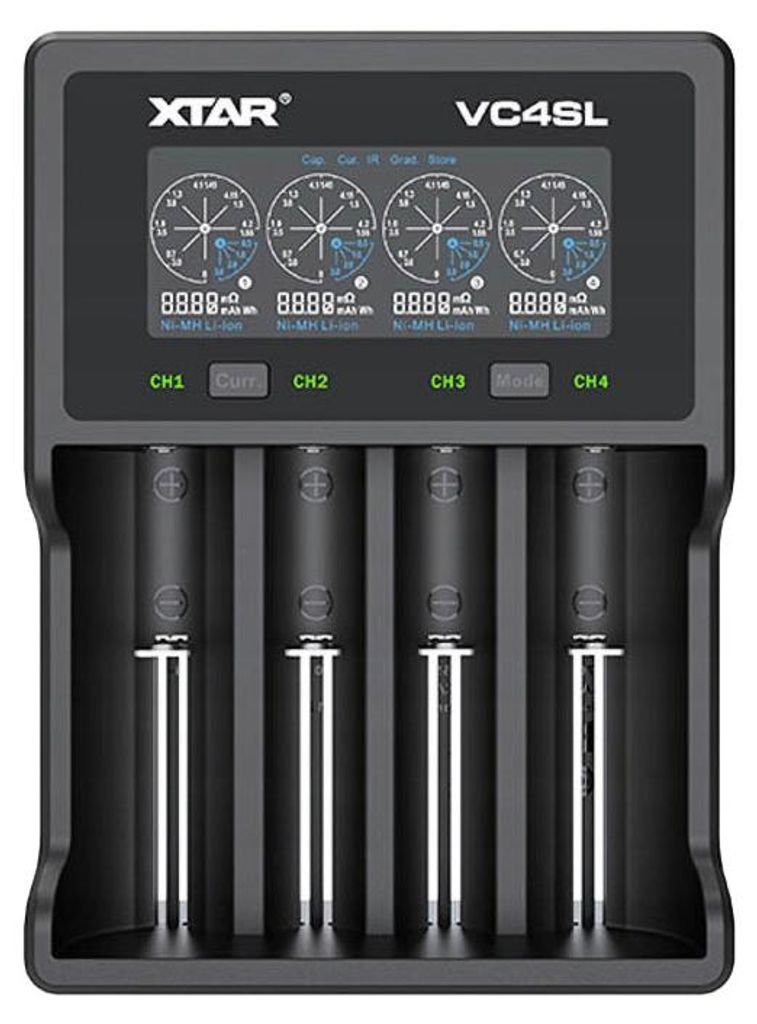 Cargador XTAR VC4SL: Cargador inteligente de carga rápida Imagen del producto 