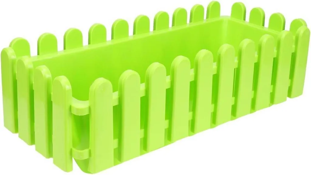 Petite Clôture de Jardin Blanche en Plastique pour Balcon et Terrasse