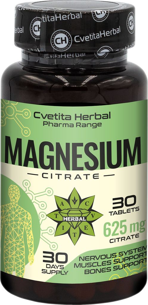 Cvetita Herbal | Magnesium Citrate 625mg