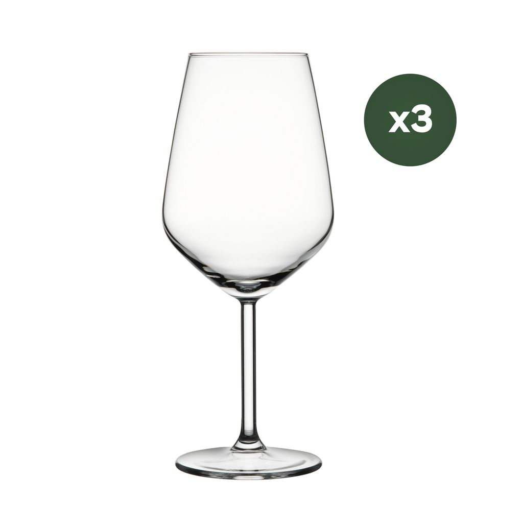Pasabahce Allegra Weingläser Set, 490 ml, 3-tlg.