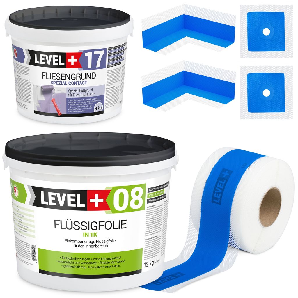 Kit d'étanchéité Feuille liquide 12kg Primaire pour Image du produit 