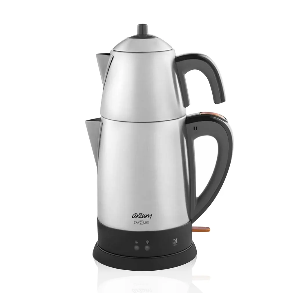 Théière électrique Arzum Cayci Lux 1800W en inox avec filtre amovible