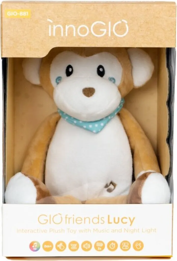 Innogio Lucy Veilleuse Musicale Interactive Giofriends pour Bébé
