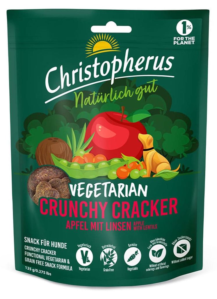 Christopherus Snack Vegetarian Apfel & Linsen 125g Image du produit 