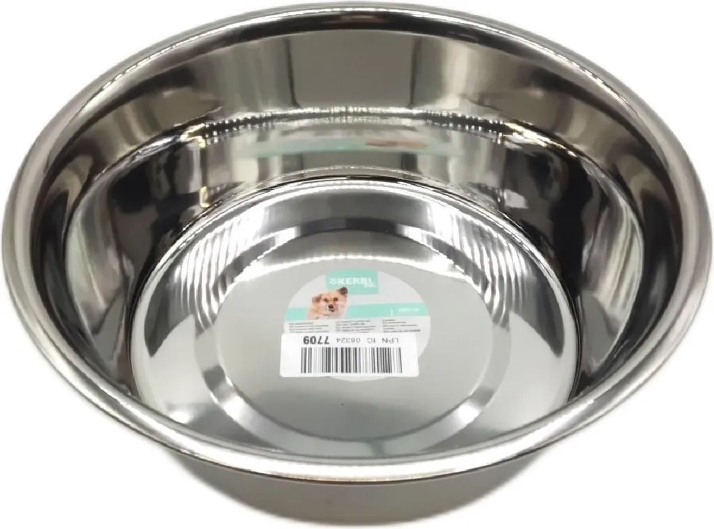 Ecuelle chien inox 4000ml - Gamelle grande capacité hygiénique et inox