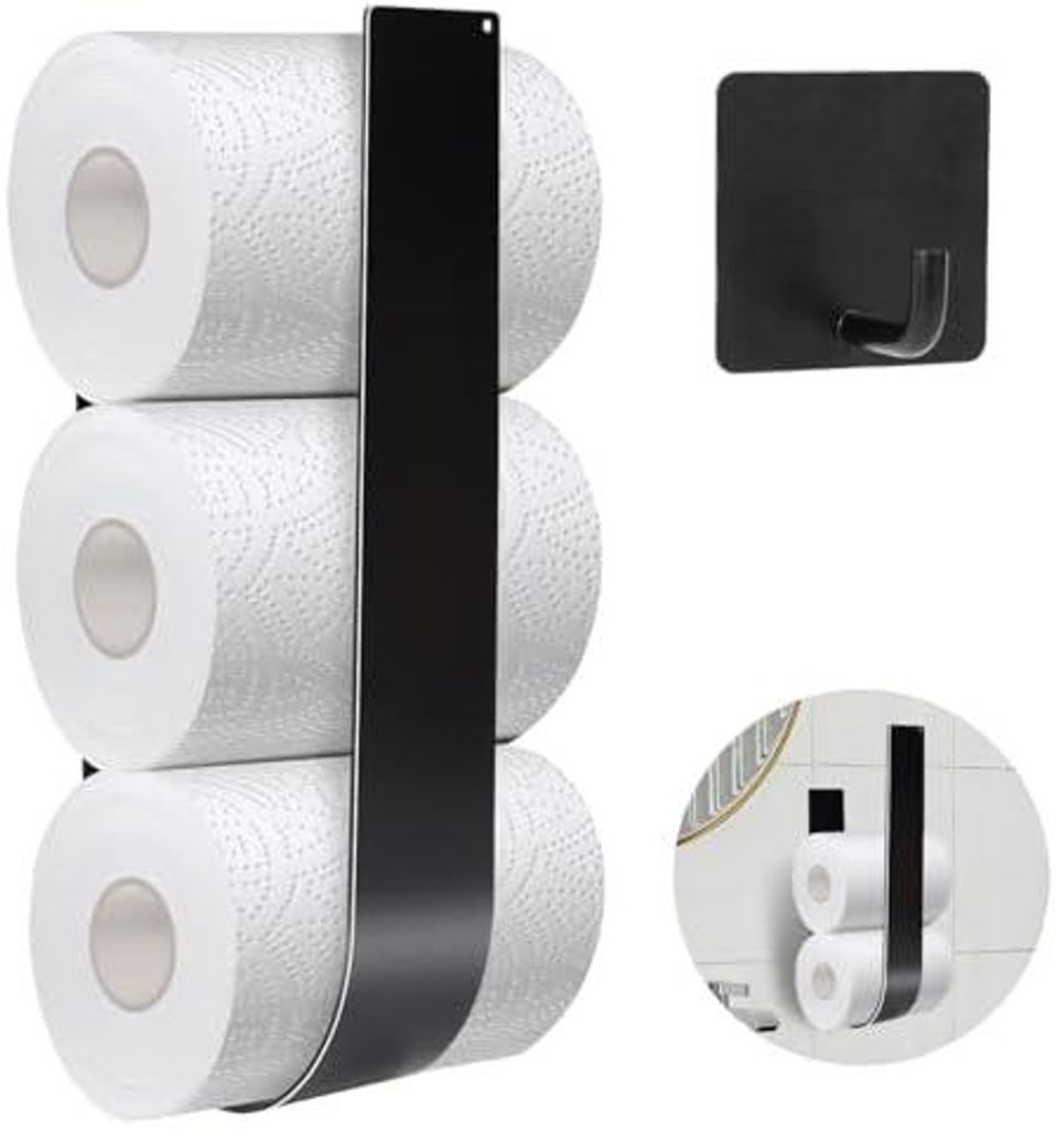Toilettenpapier Aufbewahrung Wand, Ersatzrollenhalter ohne Produktbild 
