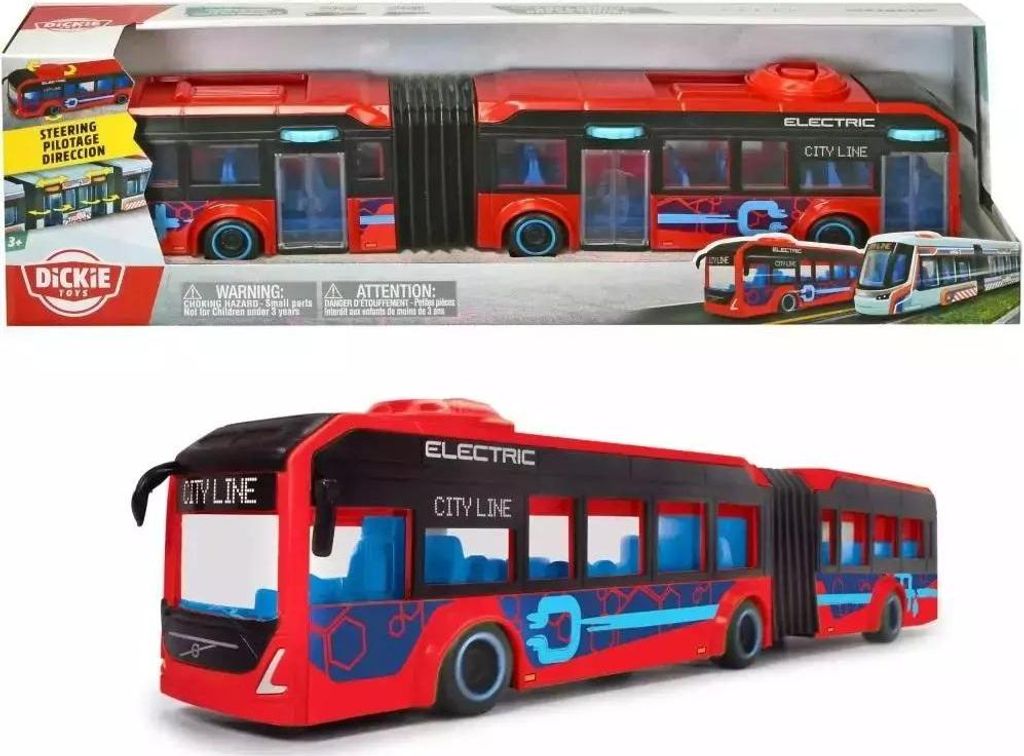 Dickie Toys 203747015, Bus, 3 lat(a), Plastik, Czerwony Zdjęcie produktu 