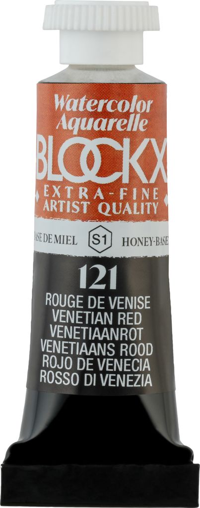 Blockx 3x Aquarellfarbe, Venetienrot - Tube 5ml - Venezienrot 43121BXC