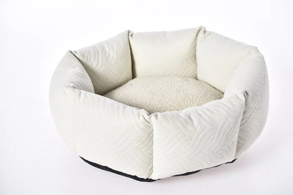 Panier pour chien et chat coussin imperméable déperlant taille M gris