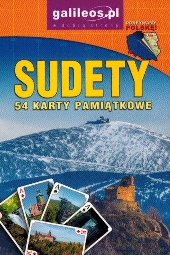 Sudety. 54 pamiątkowe karty do gry. Wydanie 2025. Galileos Zdjęcie produktu 
