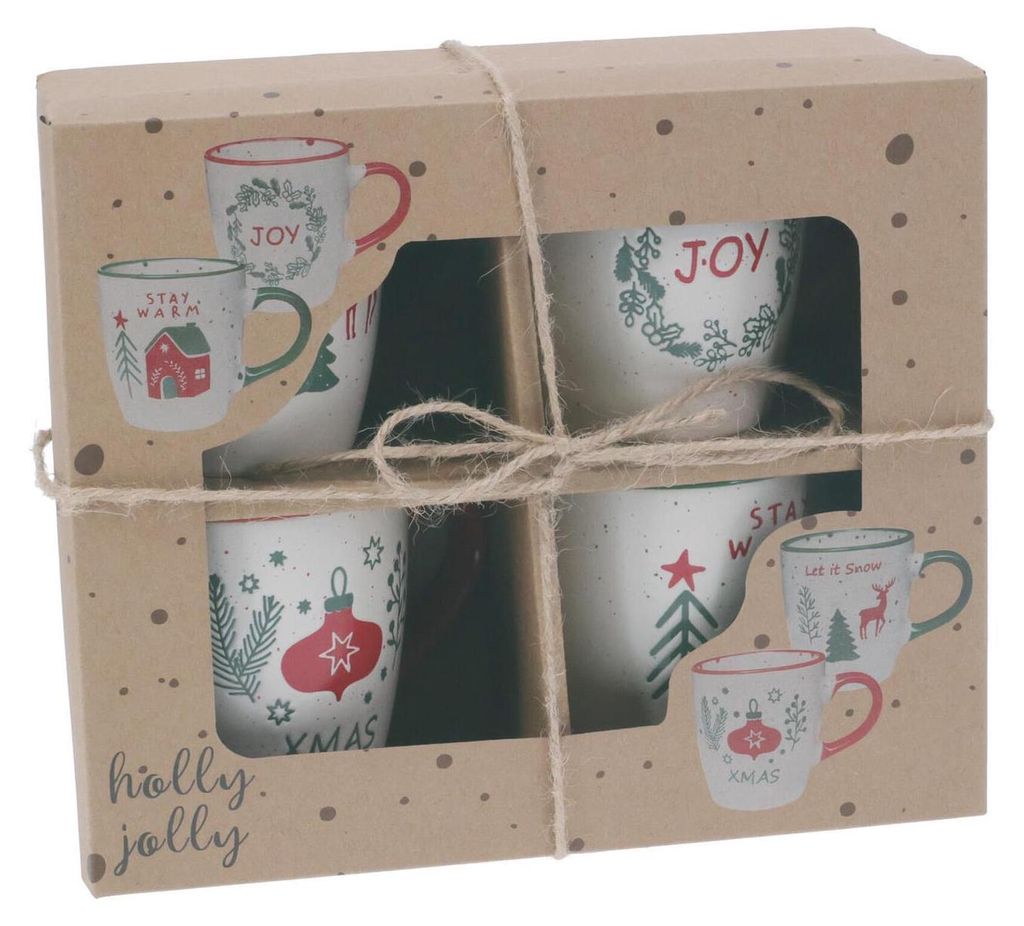 Set de gobelets de Noël, 4 x 200 ml Image du produit 