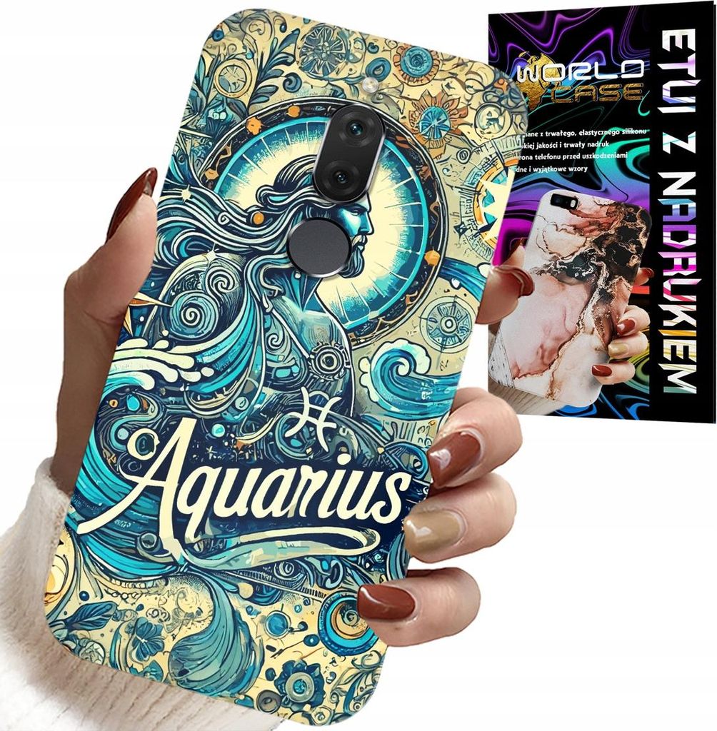 Hülle Für Huawei Mate 10 Lite - Sternzeichen, Wassermann, Astronomische Rückseite