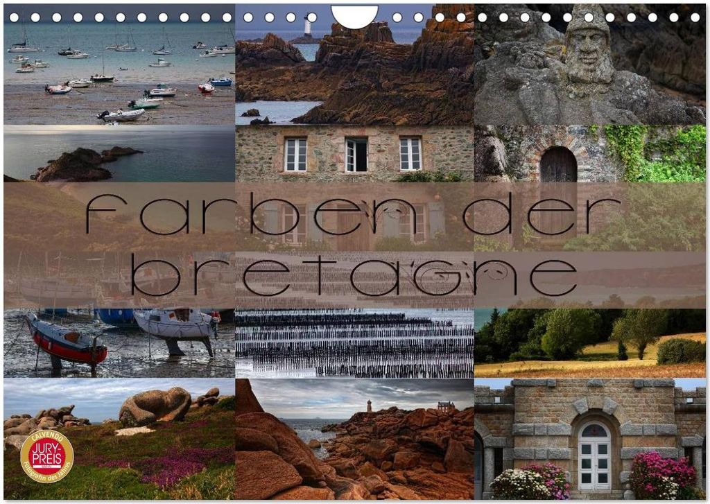 Farben der Bretagne (Wandkalender 2026 DIN A4 quer), CALVENDO Monatskalender