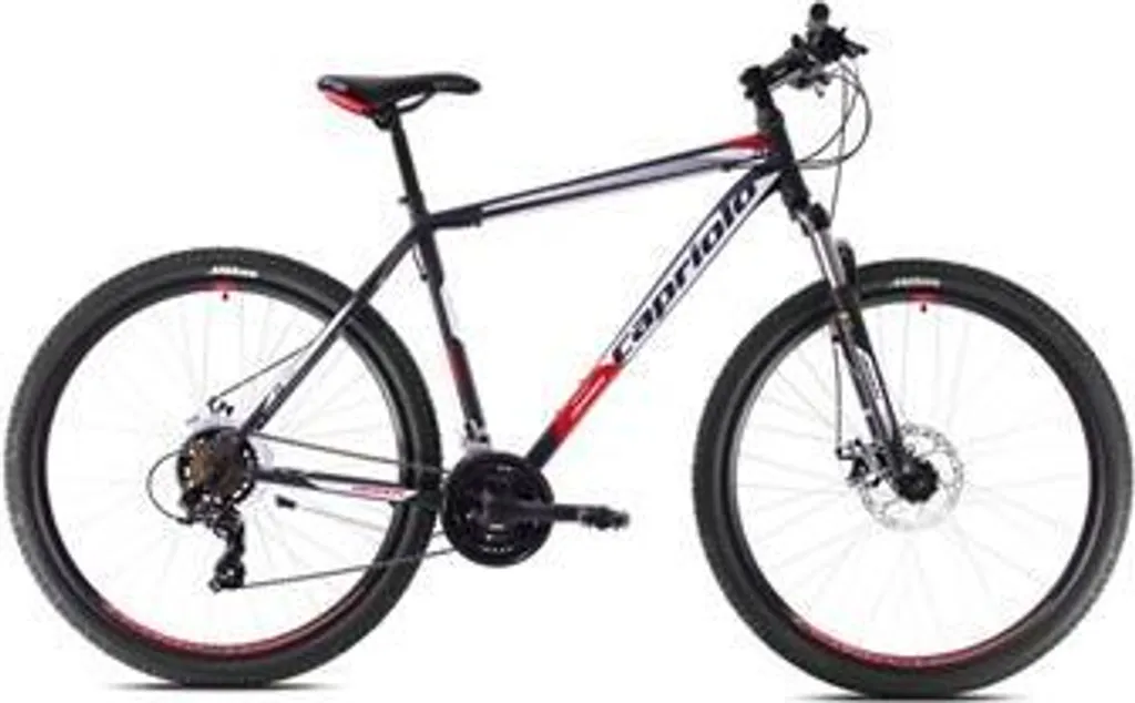 Vélo Tout Terrain Capriolo OXYGEN 29 - VTT Sport Homme Rouge Noir