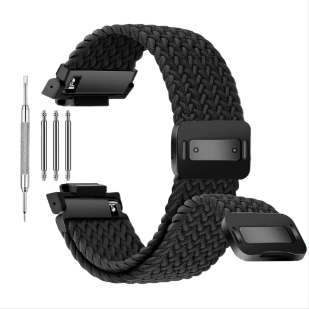 Cinturino G-SHOCK Nero Nylon Tessuto | Ricambio GA2100 GA110 INF