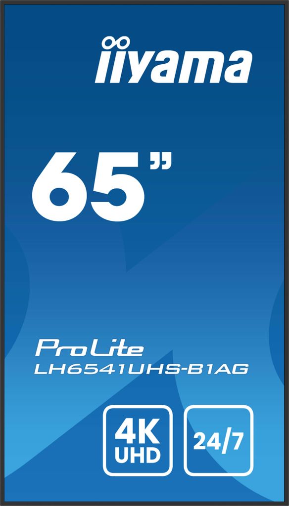 65" iiyama LH6541UHS-B1AG:VA,4K UHD,24/7 Produktbild 