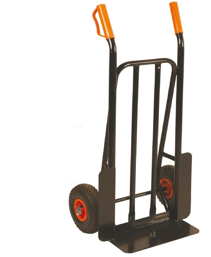 Diable de manutention Brixo Strong 200 kg avec support sac poubelle fixe