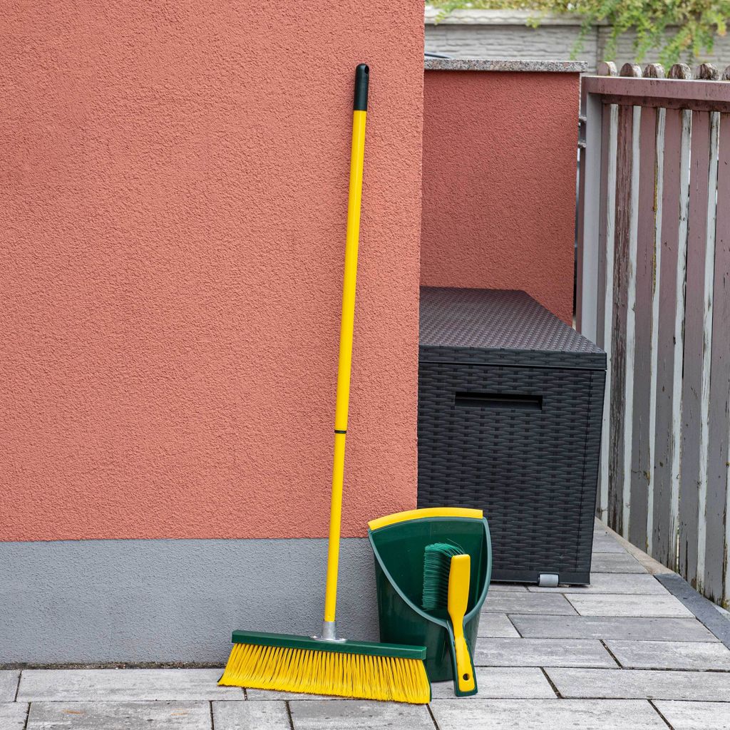 SIDCO Krallenbesen Kehrset Straßenbesen + Kehrgarnitur groß Produktbild 2