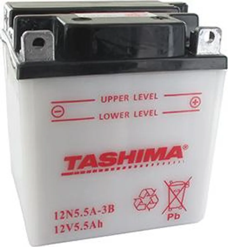 Batterie 12V 5,5Ah Tashima : Solution pour Démarrage Moto Difficile