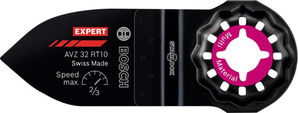 EXPERT AVZ 32 RT10 Schleiffinger für Multifunktionswerkzeuge, 32x53 mm
