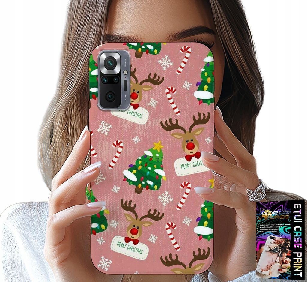 Gehäuse Für Xiaomi Note 10 Pro - Weihnachtsbaum Rentier Weihnachtsbaum Designs