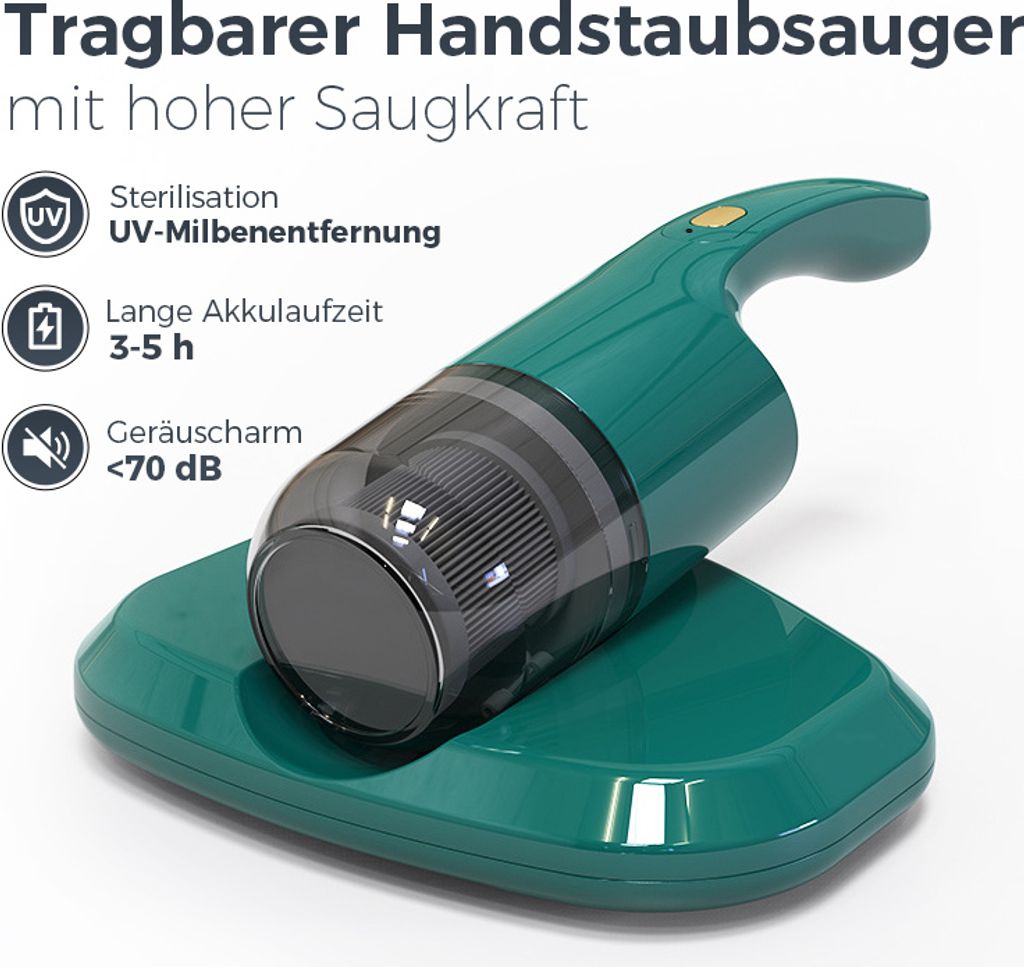 350W Milbensauger,Matratzen-Handstaubsauger Produktbild 6