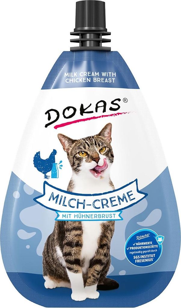 Dokas melkcrème met kipfilet, 80 gram Productafbeelding 