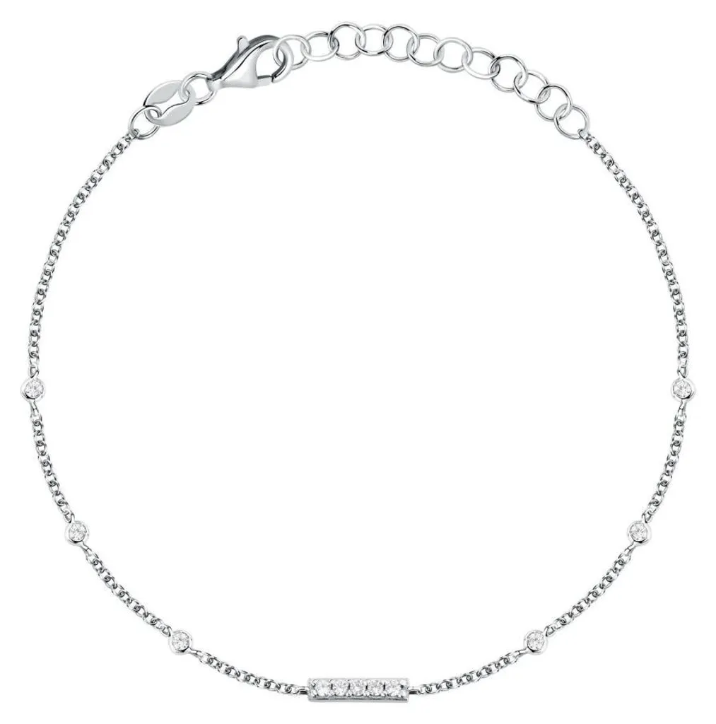 Bracelet argent hypoallergénique et zirconium - Fini le ternissement