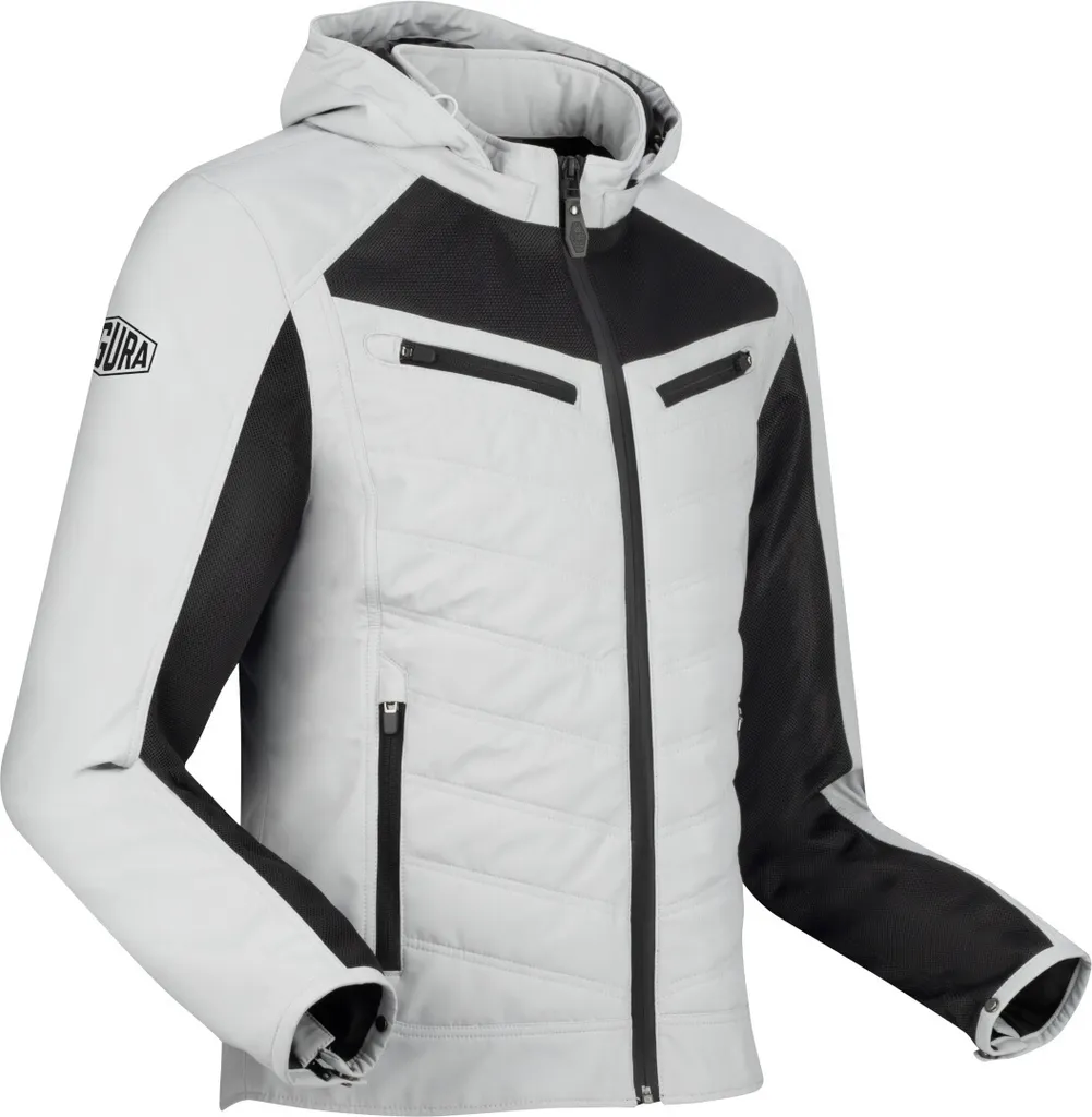Blouson Moto Respirant Segura Natcho Vented Mesh Softshell Gris en XL