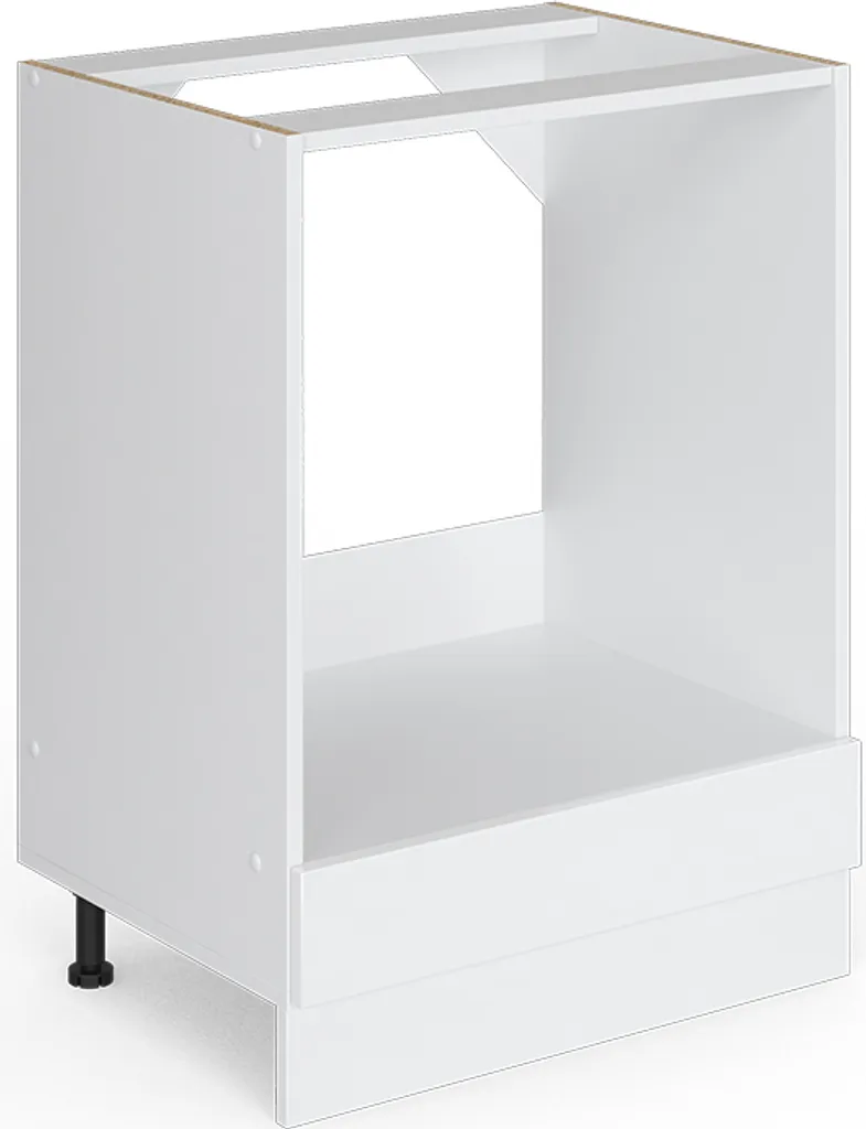 Vicco mobile per forno da incasso R-Line, 60 cm senza piano di lavoro, Bianco lucido/Bianco