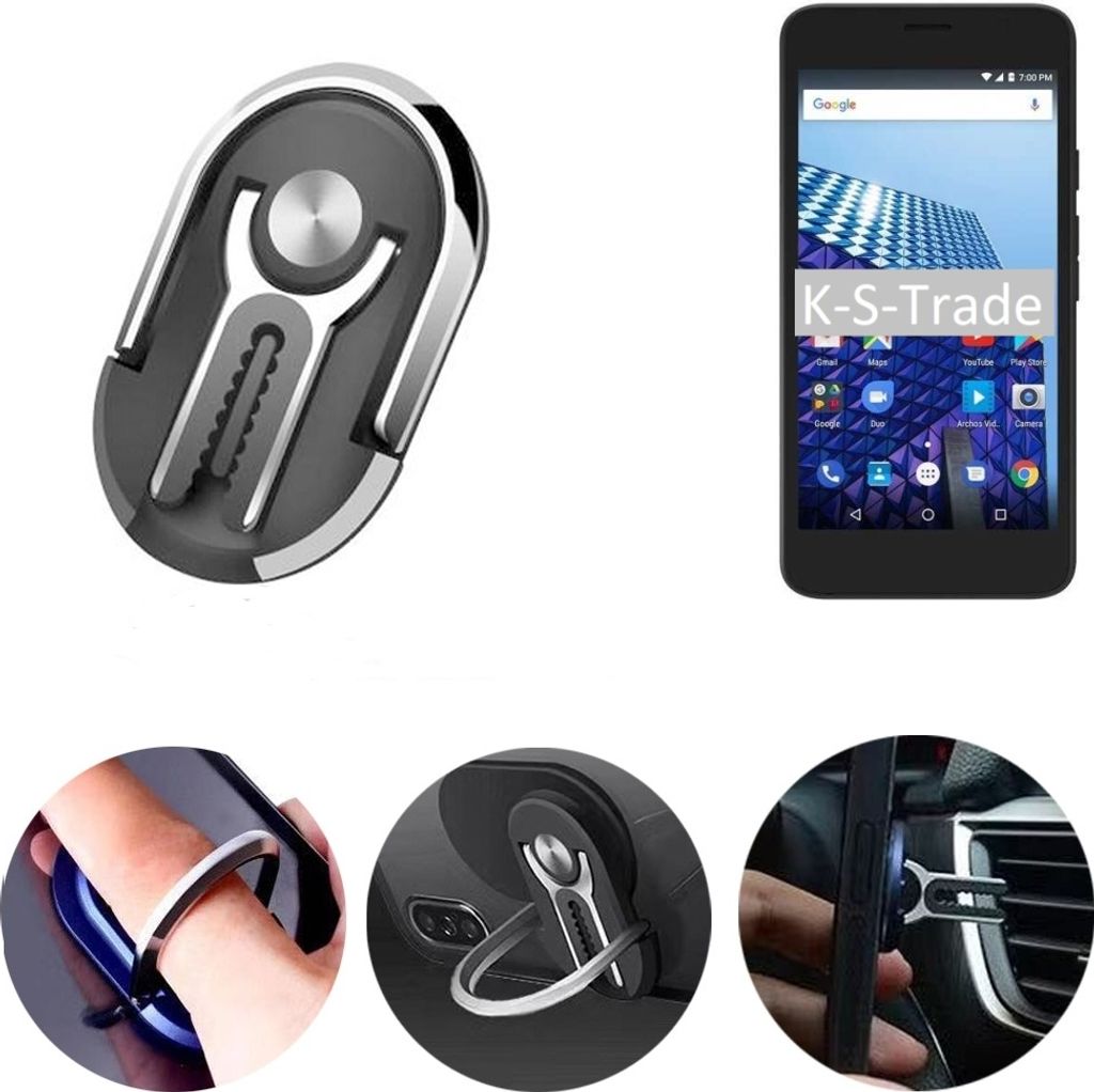 K-S-Trade 3in1 Smartphone-Ring Handy-Ring kompatibel mit Produktbild 