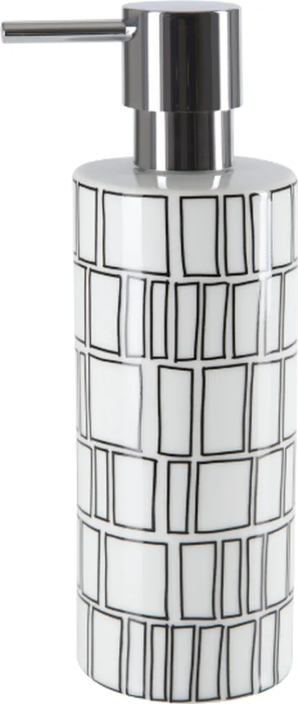 Erogatore Sapone Visby in Ceramica - Accessorio Bagno Lusso Accessibile