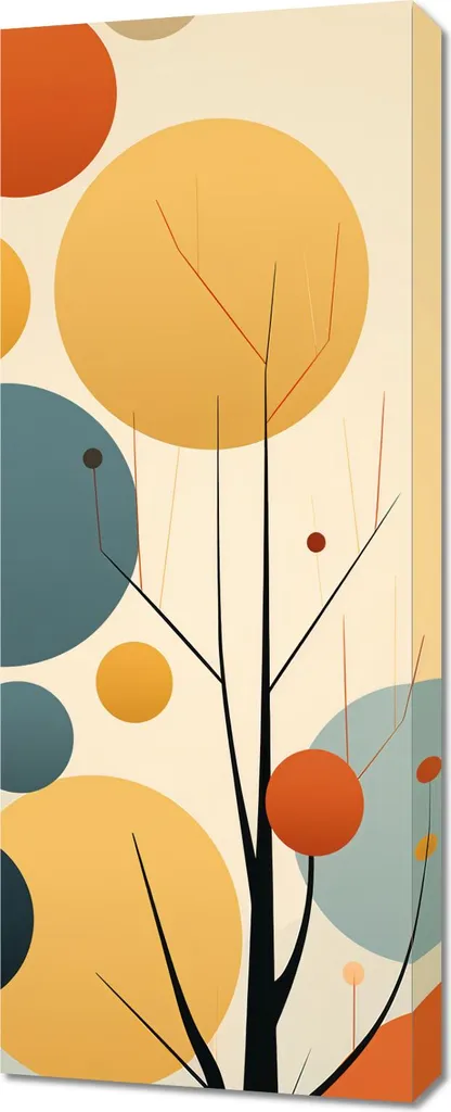 Déco murale Harmonie automnale 40 x 100 cm : égayez vos murs trop blancs