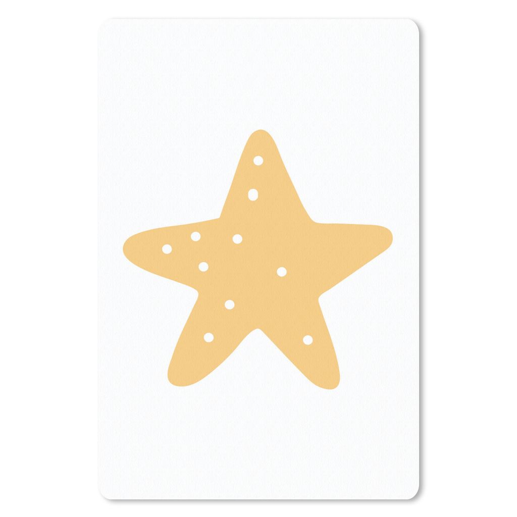 MuchoWow Mauspad Mousepad Stern - Mädchen - Jungen - Punkte - Kinder 40x60 cm - Mousepads - Maus Mat - Pad - Mausunterlage - Schreibtisch Accesoire