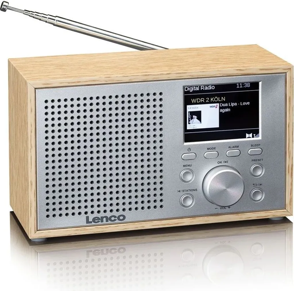 Radio Lenco DAR-017WD Legno per Casa e Cucina | DAB+ Bluetooth - 4