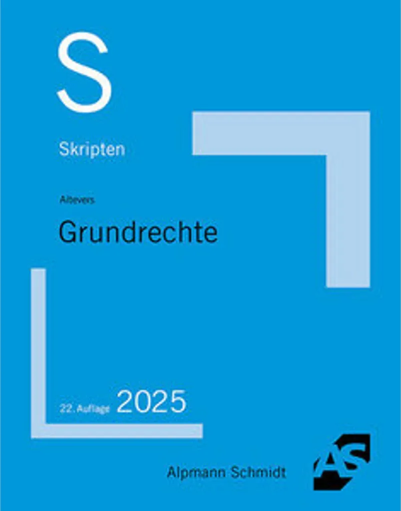 Réussir son Examen de Droit Public avec le Skript Grundrechte Neuf