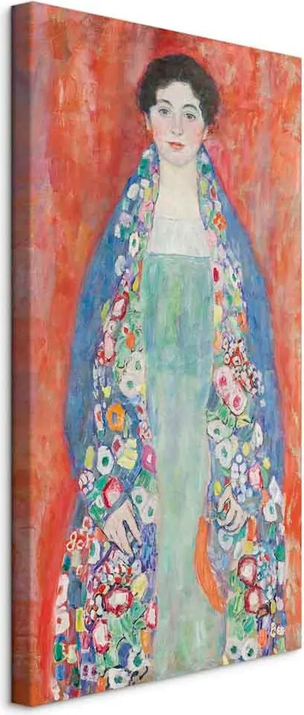 Stampa Klimt Fräulein Lieser 30x60 - Tessuto Non Tessuto l-G-10407-b-a