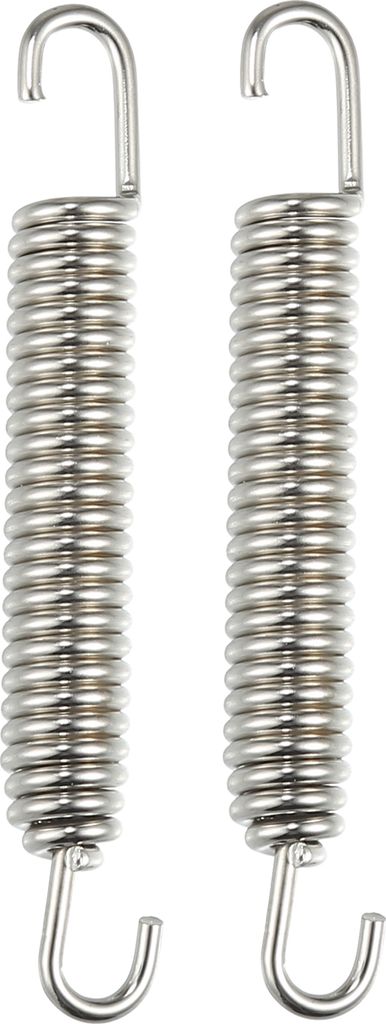 2 Stš¹ck Auspuffrohr Feder Motorrad Auspuff Feder Edelstahl Auspufffedern fš¹r Motorr?der 80mm