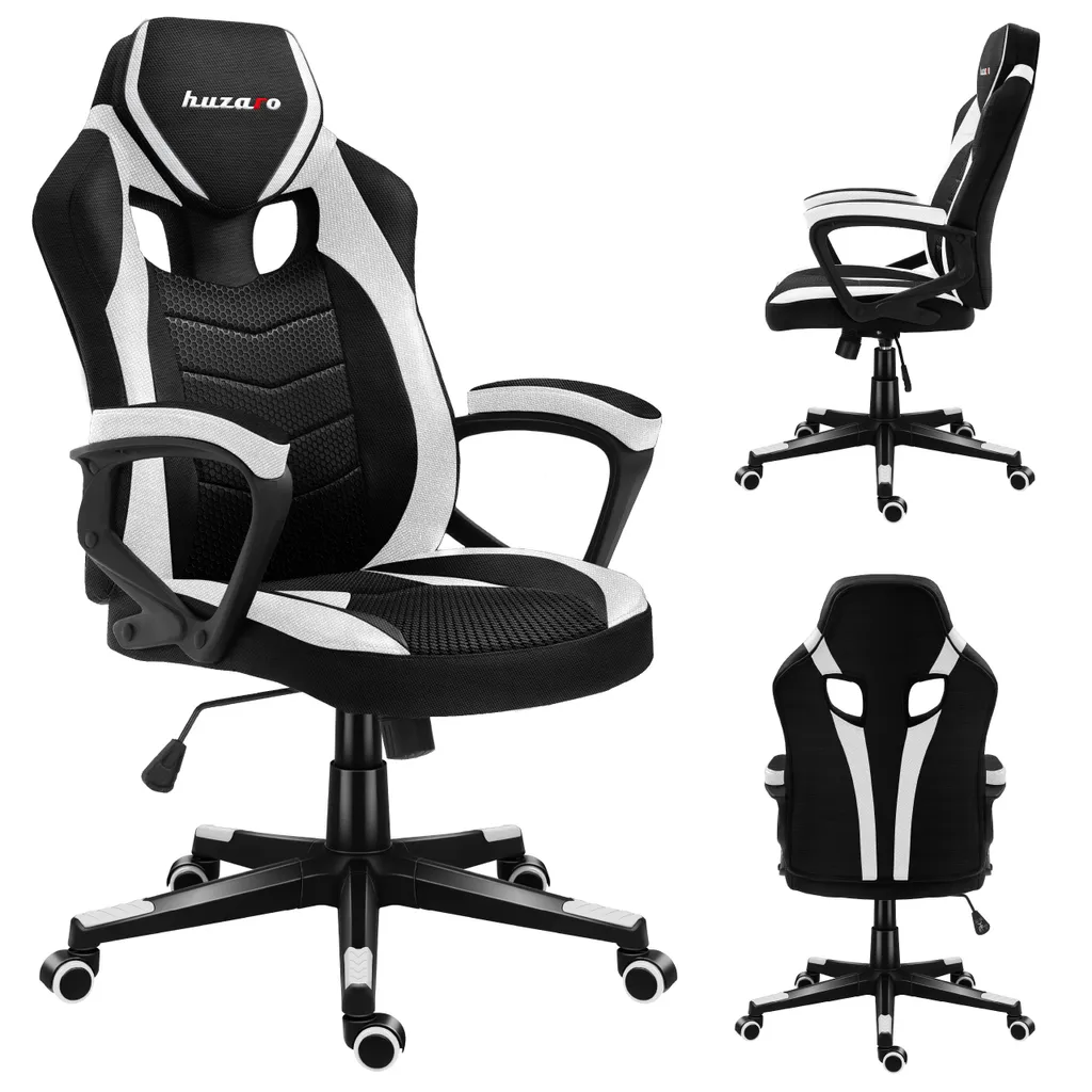 Huzaro Force 2.5 White Mesh Gaming Chair - 2