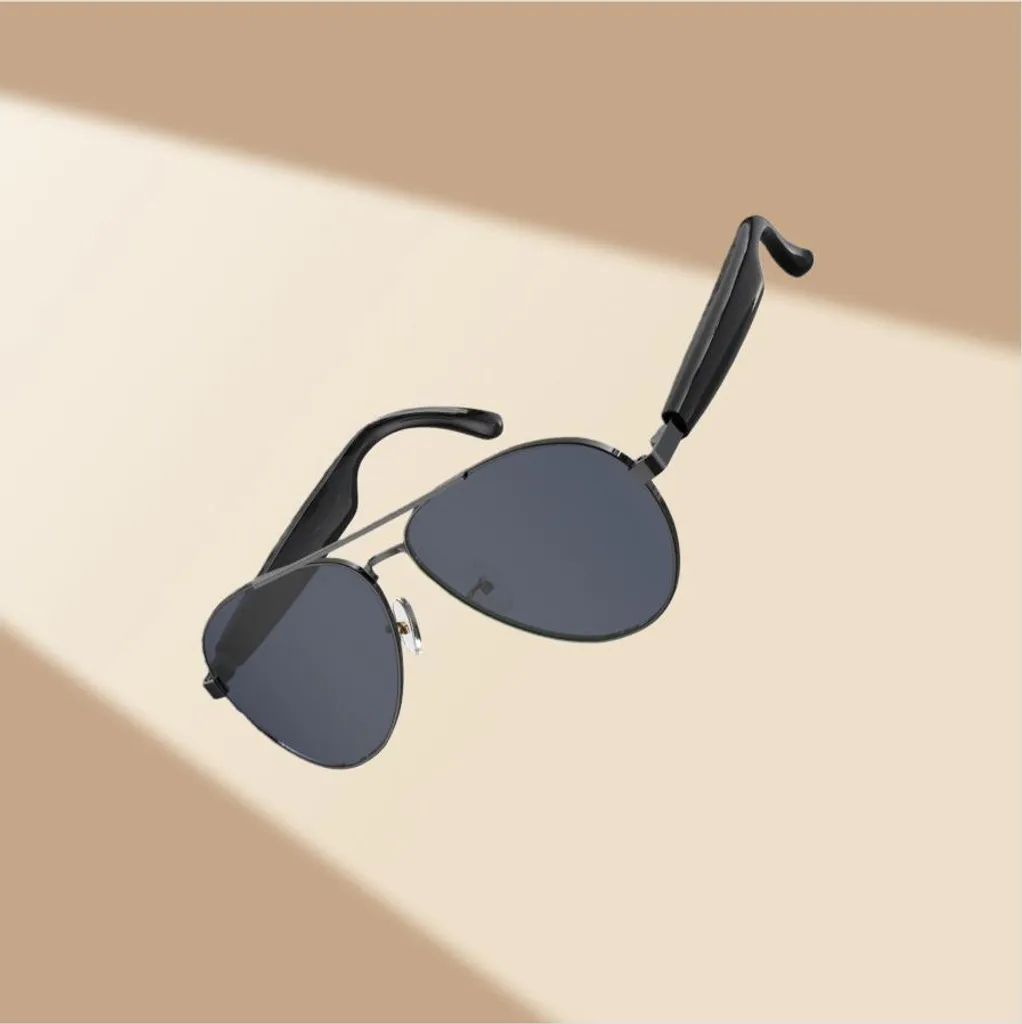 Lunettes Bluetooth INF son sans fil et appels mains libres Pack de 2 Gris - 2