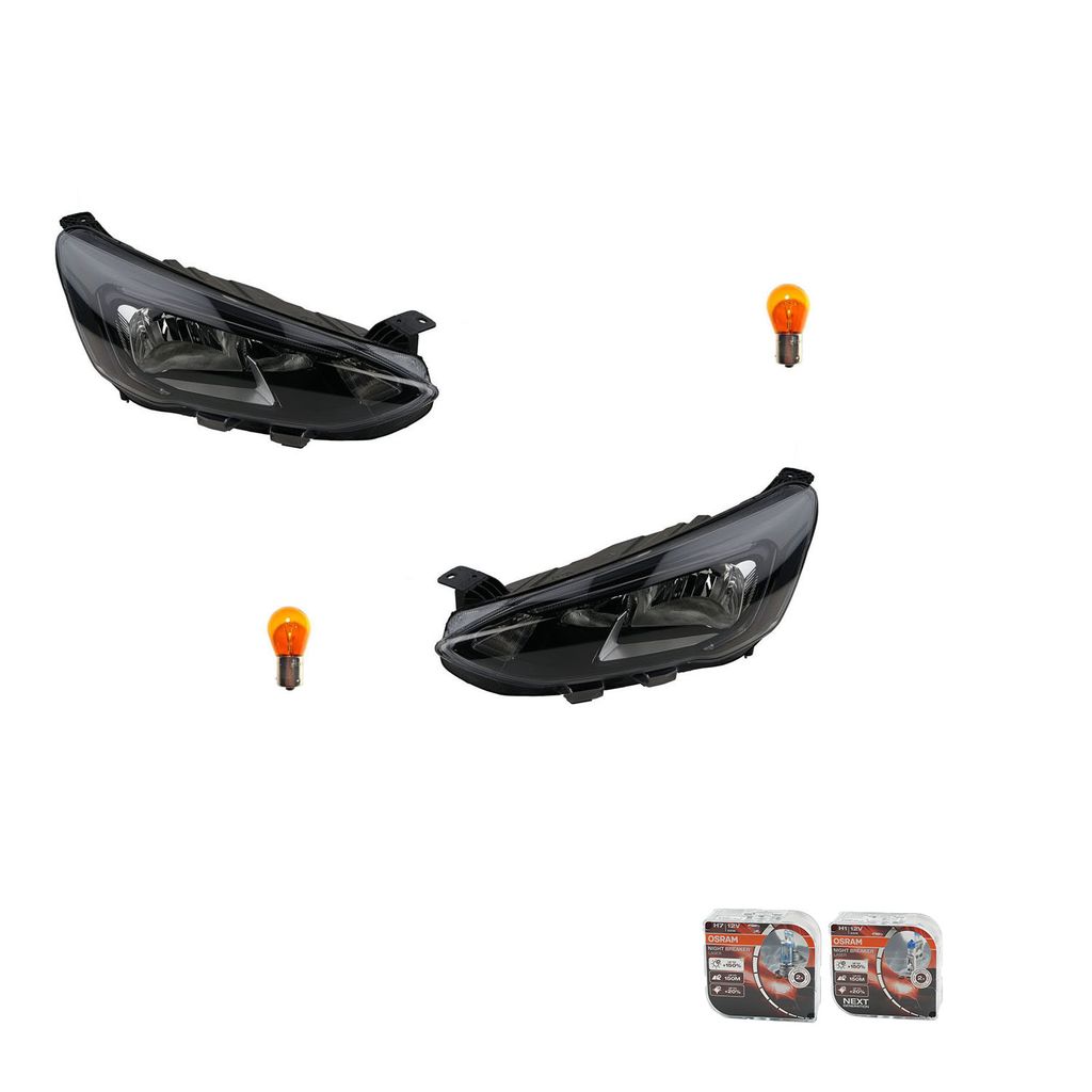 Johns, Scheinwerfer L R Set Osram Night Breaker Laser passend für Ford Focus 18- TFL LED 2278784 JX7B13W030CE 2209687 2235507 JX7B13W030CC JX7B13W...