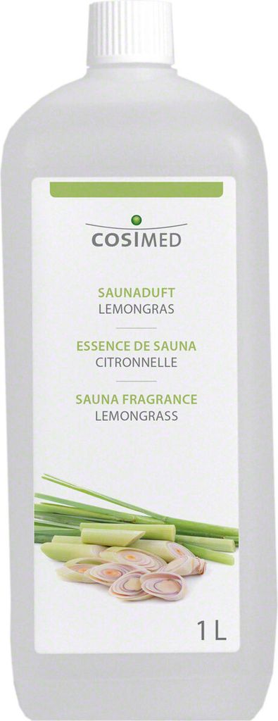 cosiMed Saunaduft Lemongras, Konzentrat, Saunaaufguss, Saunazubehör, 1 l
